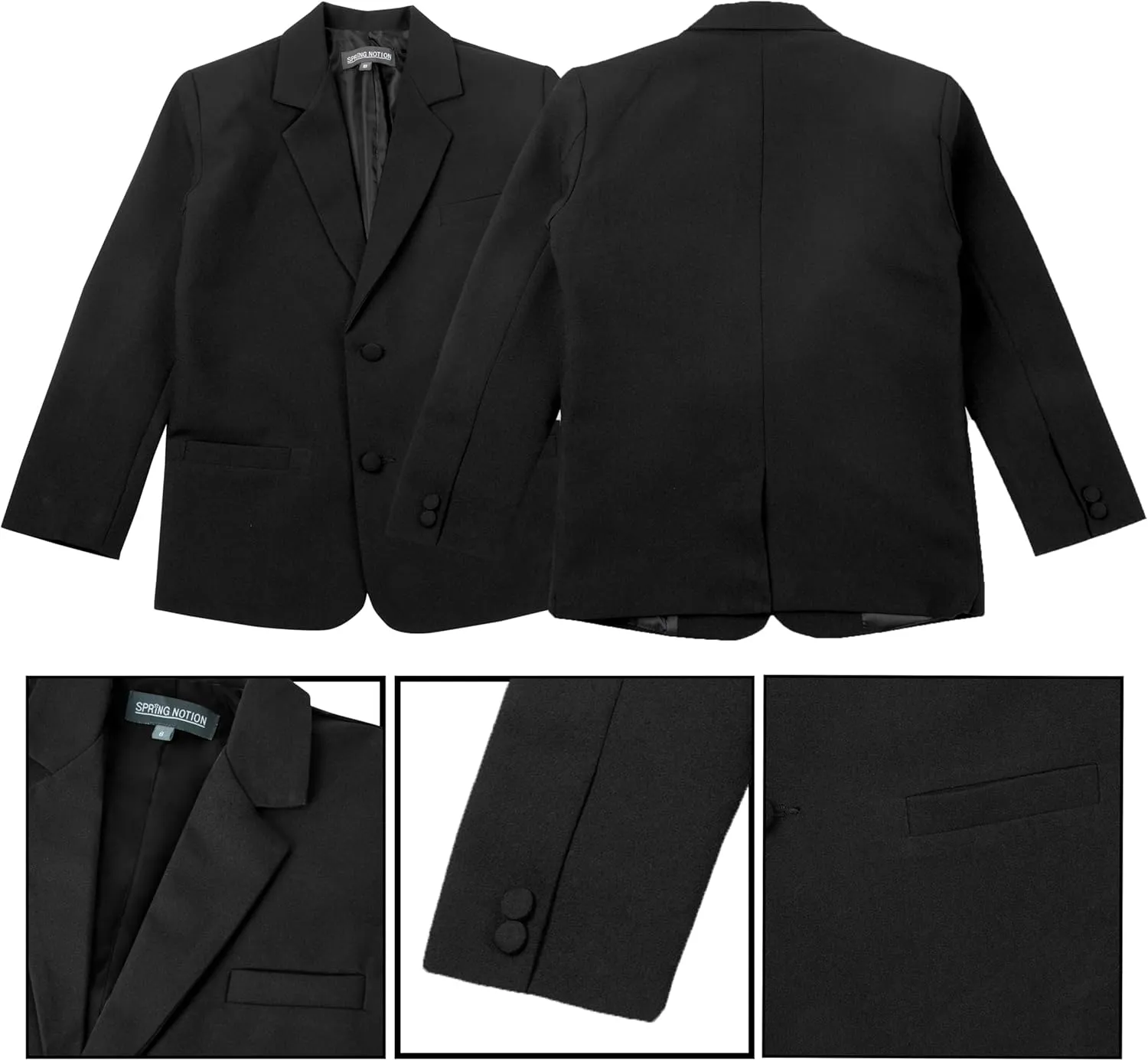 Spring Notion Baby Boys' Classic Fit Formal Dress Suit Set