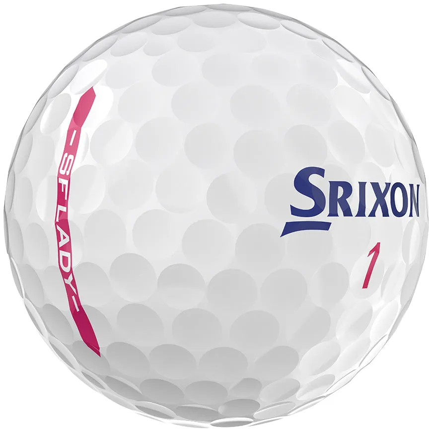 Srixon Soft Feel Lady 9 Golf Balls x 3