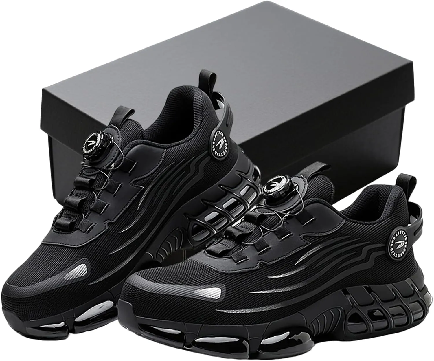 Steel Toe Shoes for Men Women - Slip & Puncture Resistant, Lightweight & Breathable for Construction, Hiking, Climbing | All-Day Comfort Safety Work Shoes
