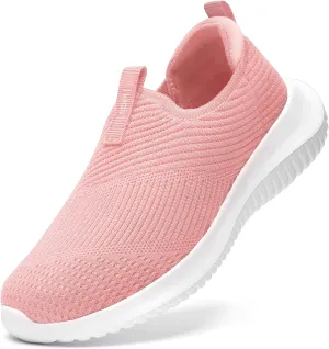 STQ Kids Shoes Girls Boys Lightweight Slip on Walking Sneakers