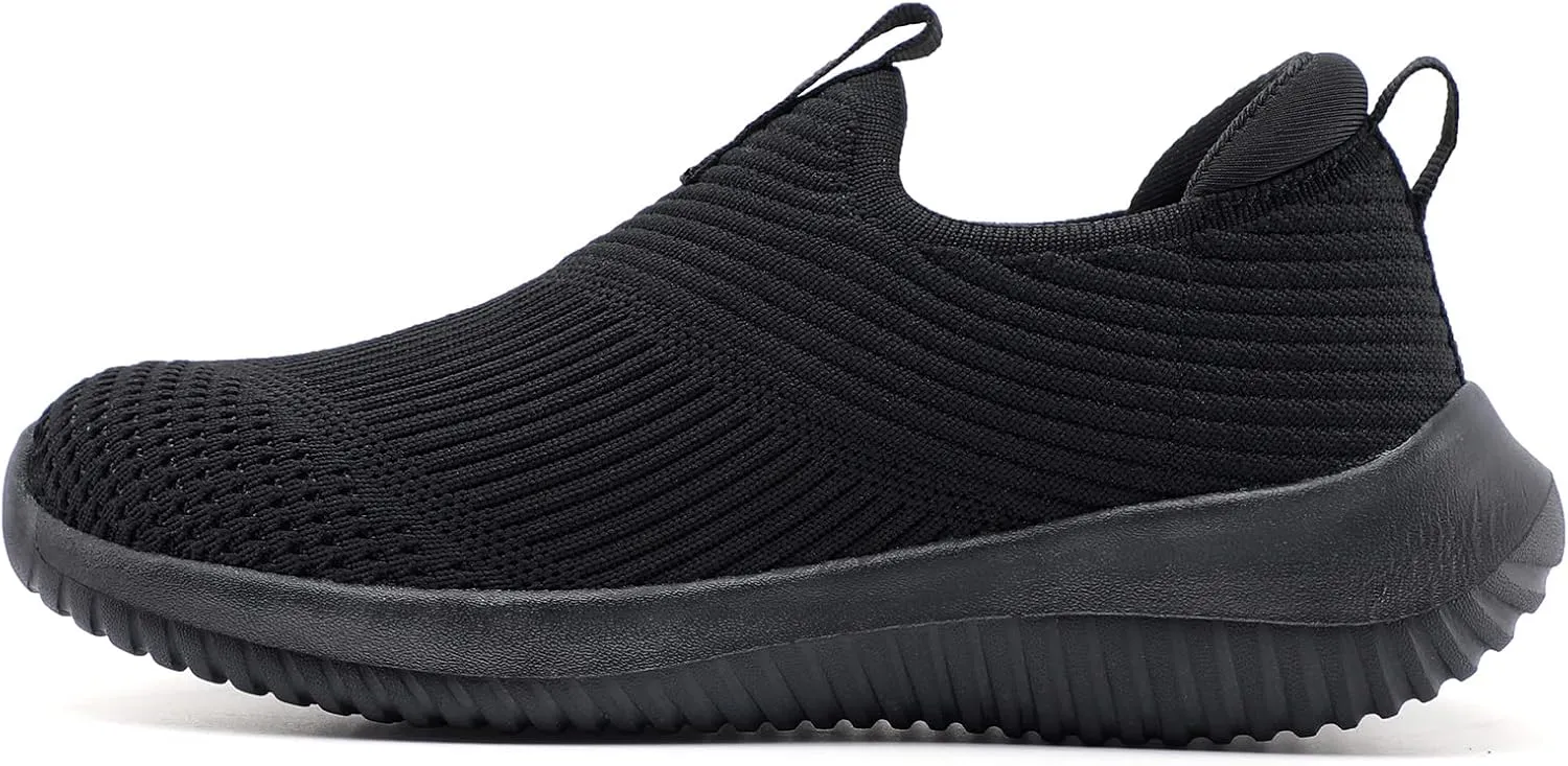 STQ Kids Shoes Girls Boys Lightweight Slip on Walking Sneakers