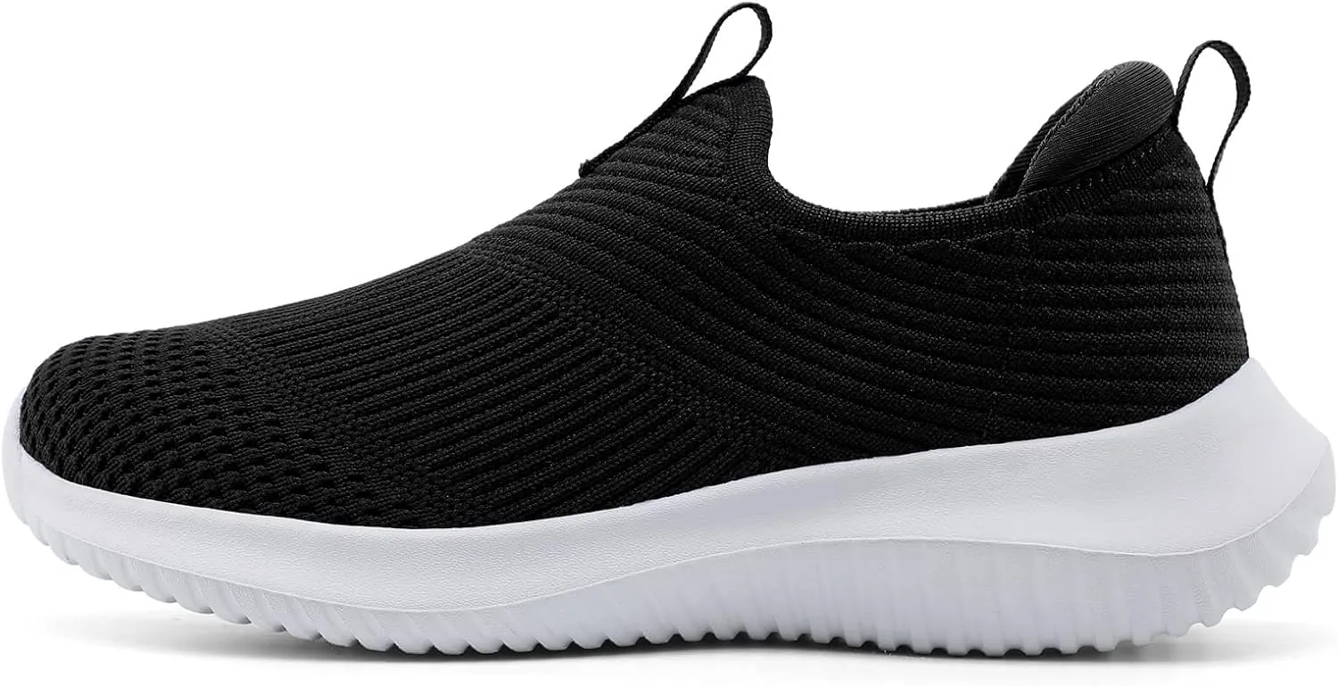 STQ Kids Shoes Girls Boys Lightweight Slip on Walking Sneakers