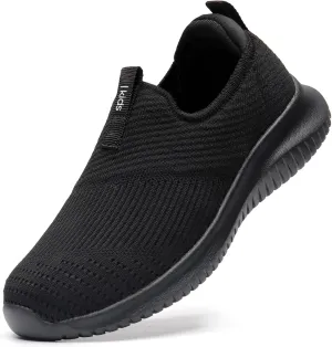 STQ Kids Shoes Girls Boys Lightweight Slip on Walking Sneakers