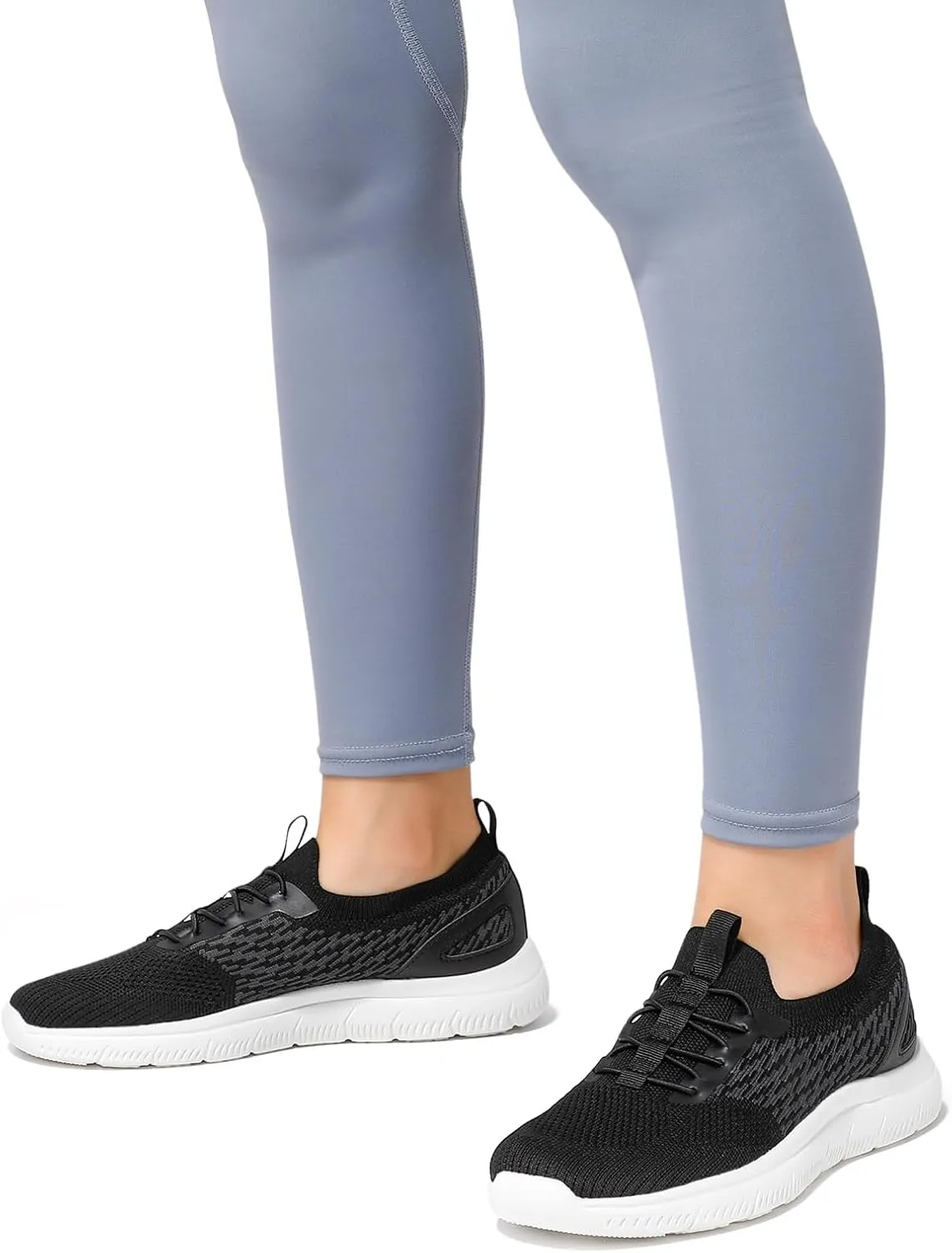 STQ Women Walking Shoes with Arch Support Comfort Lightweight Slip on Sneakers