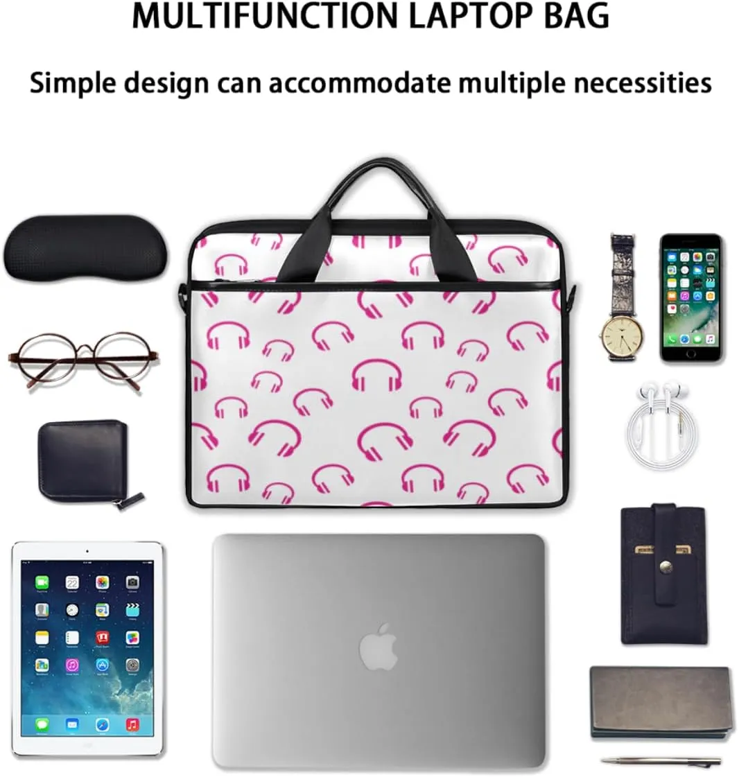 Strawberry Laptop Bag for Women Men 13-15 Inch Computer Briefcase Bag Lightweight Notebook Shoulder Messenger Bag