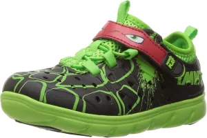 Stride Rite Made 2 Play Phibian Sneaker Sandal Water Shoe (Toddler/Little Kid/Big Kid), Black/Green, 9 M US Toddler