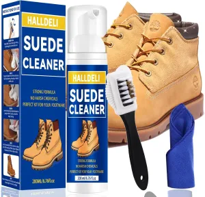 Suede Shoe Cleaner, Sneaker Cleaning Kit with Brush for White Shoes, Suede, Nubuck, Knit, Boots, Trainer, Leather