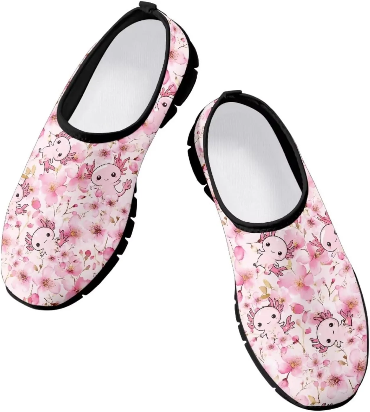 SYtrade Women's Art Loafers Slip On Breathable Walking Shoes Black Sole