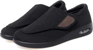 TAYGUM Extra Wide Diabetic Shoes for Women, Lightweight Casual Walking Shoes, Orthopedic Comfy Casual Slippers, Elderly Sneakers, Adjustable Closure, for Feet Fattening