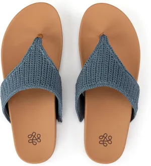 The Sak Everly Slide Sandal - Women's Flat Fashion Slides with Soft Cushion Sole - Beach Slip On Sandals For Everyday