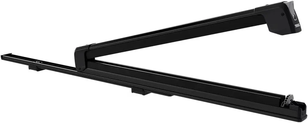Thule SnowPack Extender Ski/Snowboard Rack (6pr/4 Boards), Black