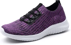 TIOSEBON Women's Slip On Walking Shoes Lightweight Casual Running Sneakers