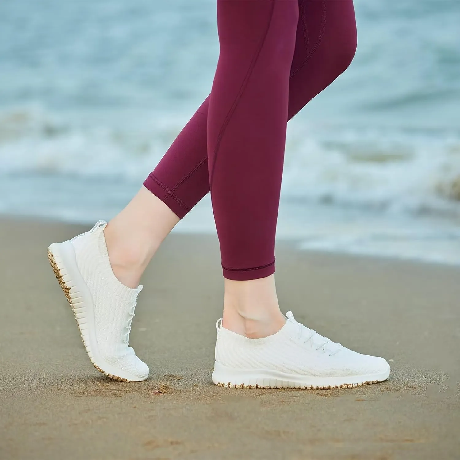 TIOSEBON Women's Slip On Walking Shoes Lightweight Casual Running Sneakers