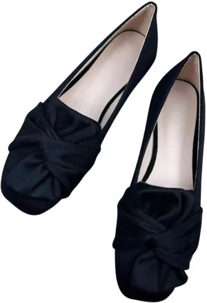 TN TANGNEST Womens Dress Flats Fashion Soft Pointed Toe Bowknot Slip On Flat Shoes