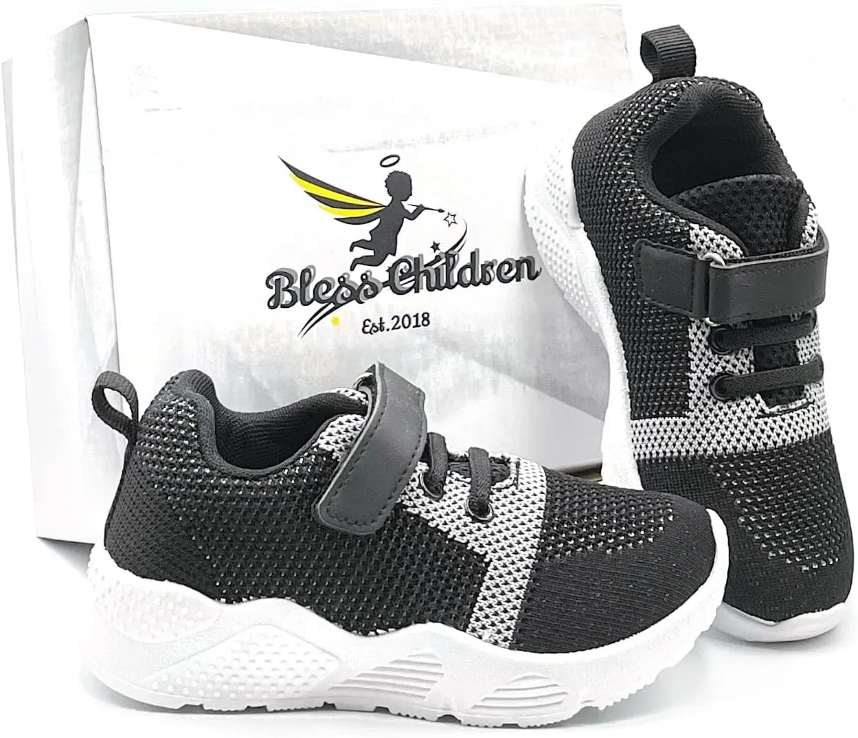 Toddler Sneakers for Boys and Girls, Lightweight Breathable Running Shoes, Non-Slip Walking Shoes for Baby/Little Kids