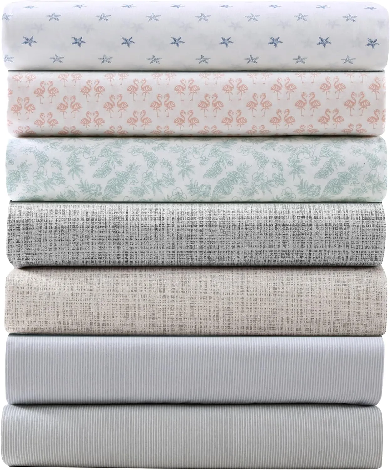 Tommy Bahama - King Sheets, Washed Percale Cotton Bedding Set, Soft & Breathable Bedroom Decor with Deep Pockets (Raffia Linen Beige, King)