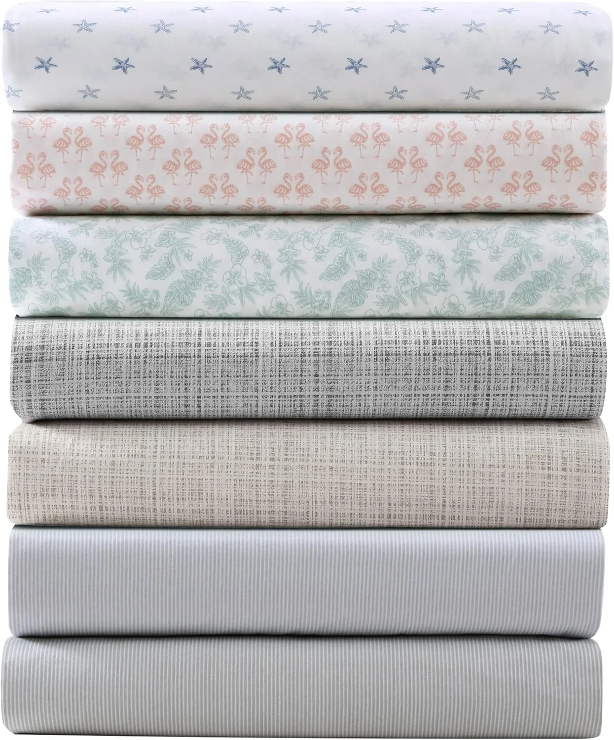 Tommy Bahama - King Sheets, Washed Percale Cotton Bedding Set, Soft & Breathable Bedroom Decor with Deep Pockets (Raffia Linen Beige, King)