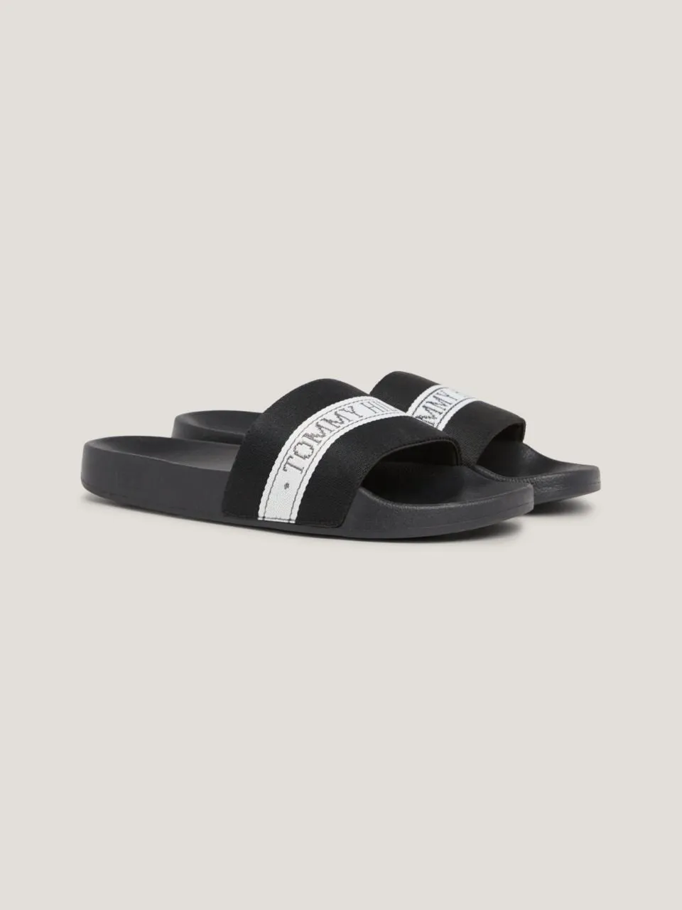 Tommy Hilfiger POOL Womens Sliders Black