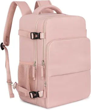 Travel Backpack for Women Men,Travel Laptop Backpack w/USB Charging Port, Waterproof Travel Backpack Carry On Flight Approved,Weekender Business Hiking Bag,Laptop Backpack 15.6 inch