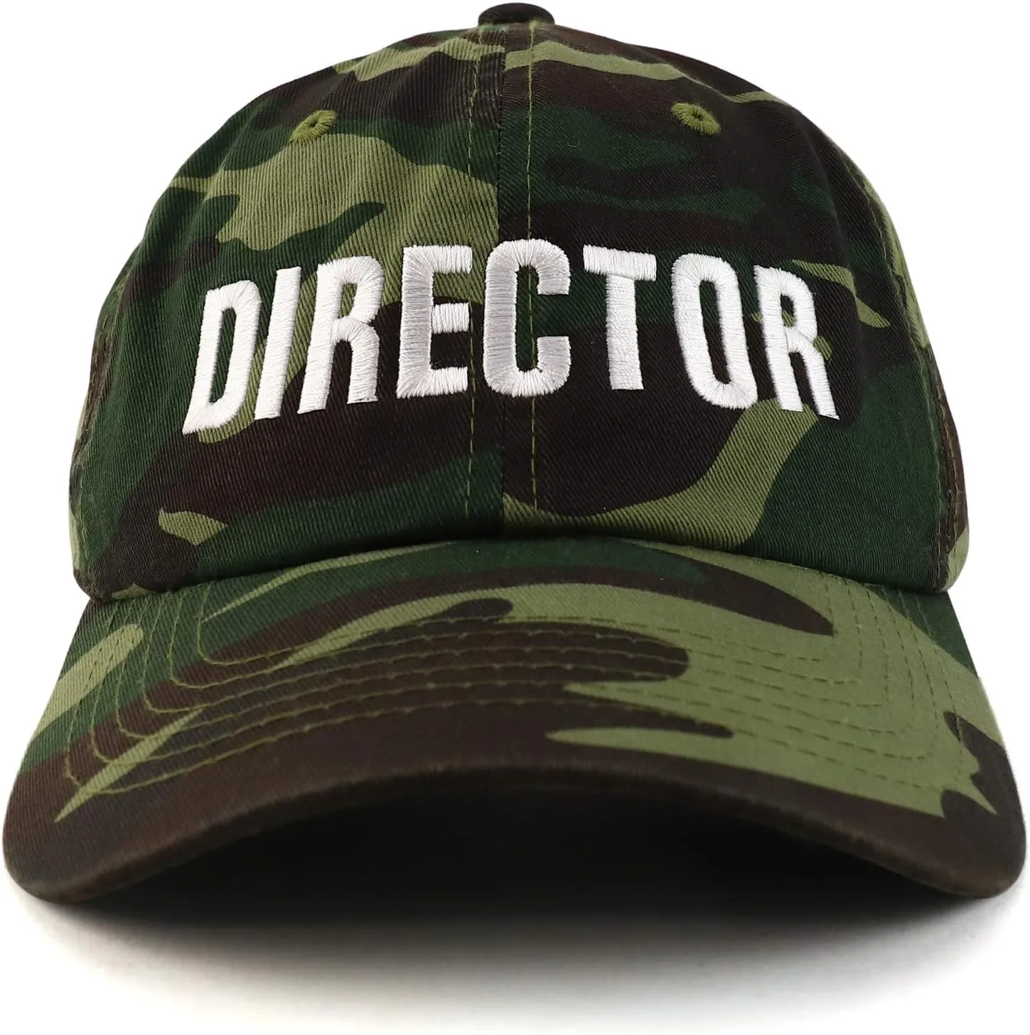 Trendy Apparel Shop Director Embroidered Soft Cotton Low Profile Dad Hat Baseball Cap