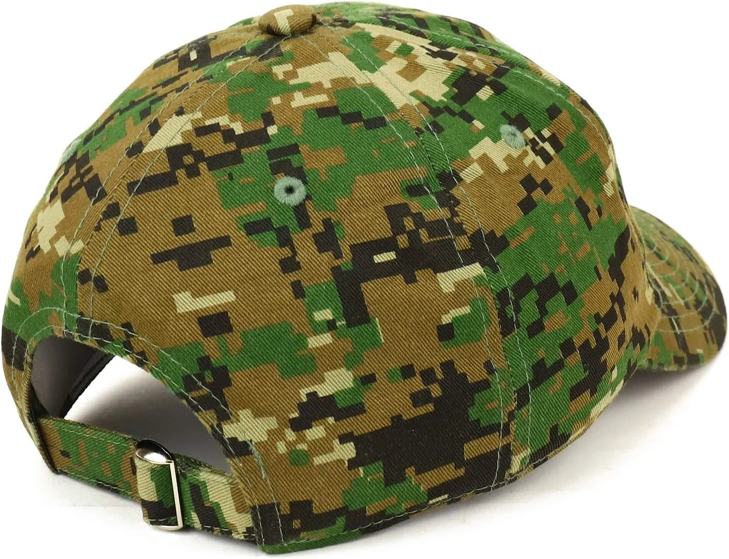 Trendy Apparel Shop World's Best Poppy Embroidered Soft Crown 100% Brushed Cotton Cap