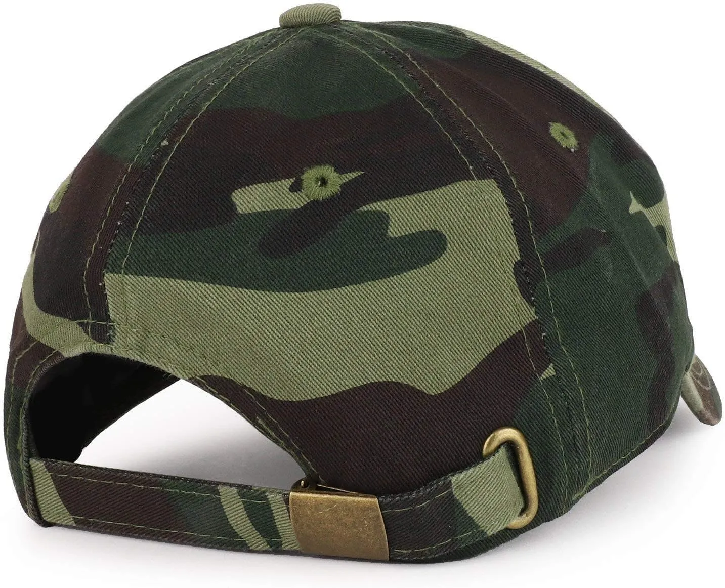 Trendy Apparel Shop World's Greatest Dad Embroidered Soft Crown 100% Brushed Cotton Cap