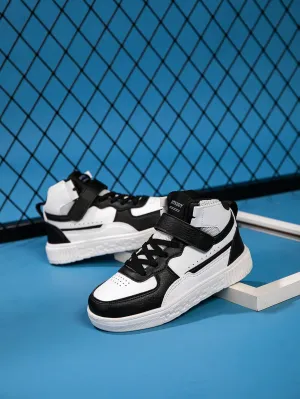 Trendy High-Top Sports Sneakers for Kids - Lightweight, Breathable & Slip-On
