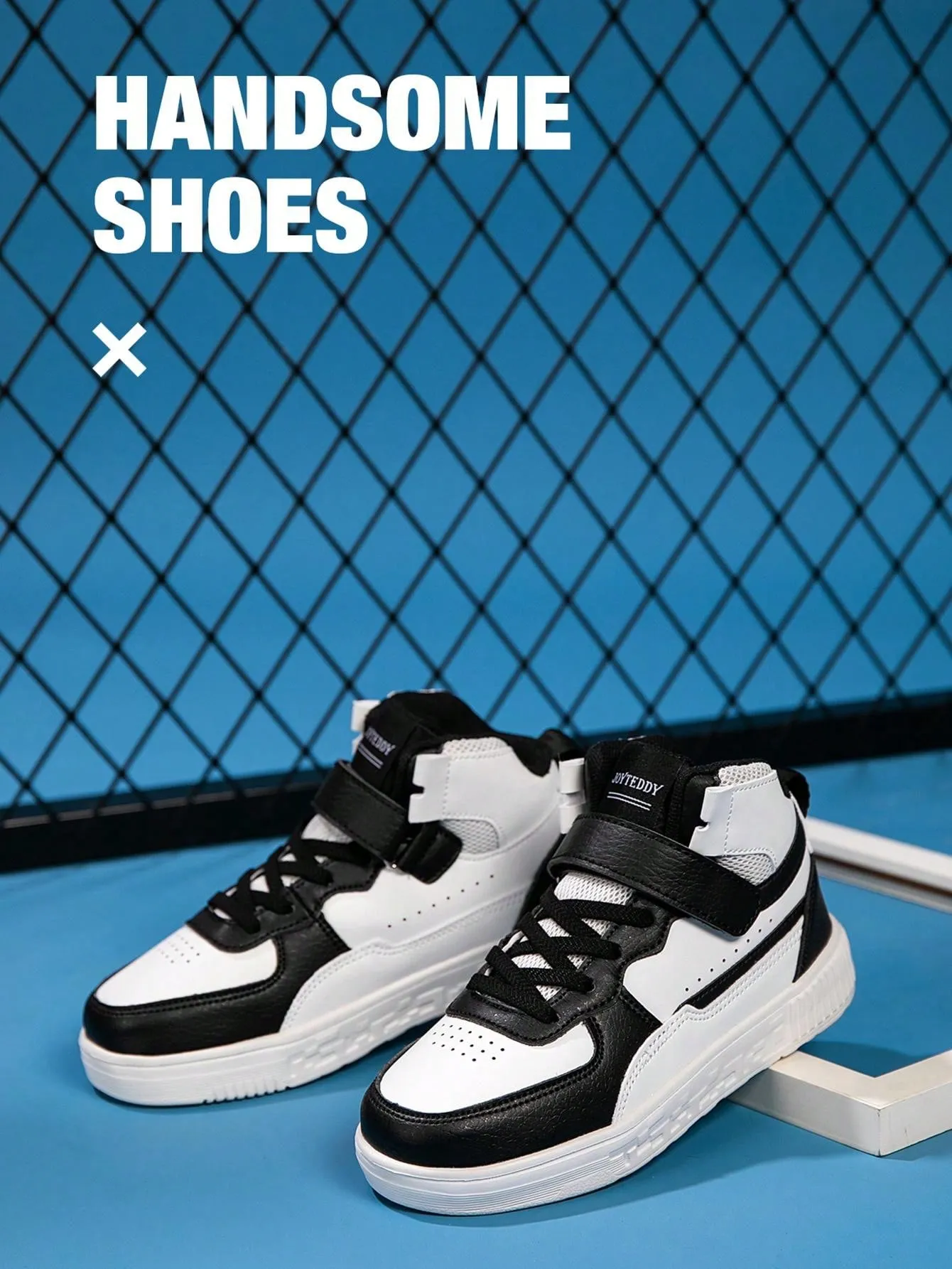 Trendy High-Top Sports Sneakers for Kids - Lightweight, Breathable & Slip-On