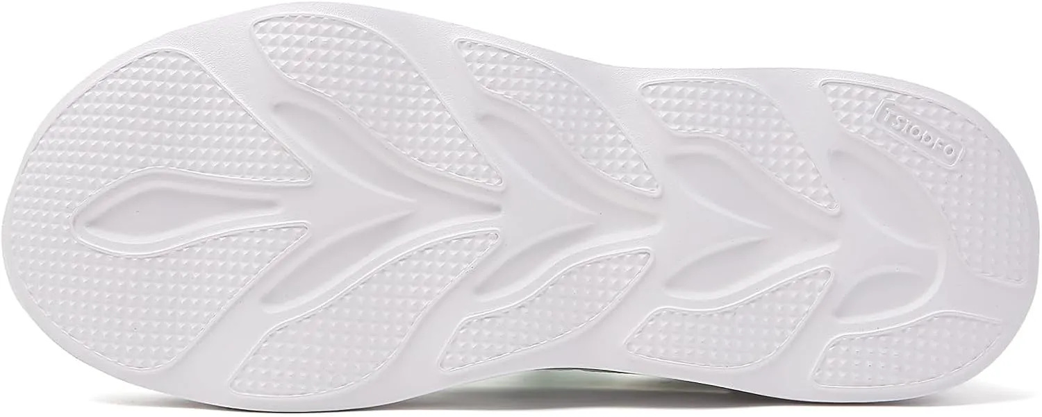 TSIODFO Men's Walking Shoes Slip On Athletic Running Tennis Sneakers