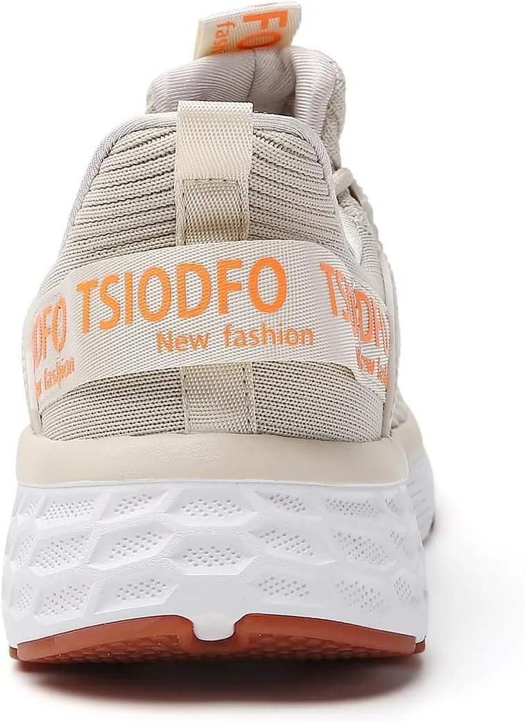 TSIODFO Womens Slip On Running Shoes Wide Lightweight Gym Workout Walking Shoes
