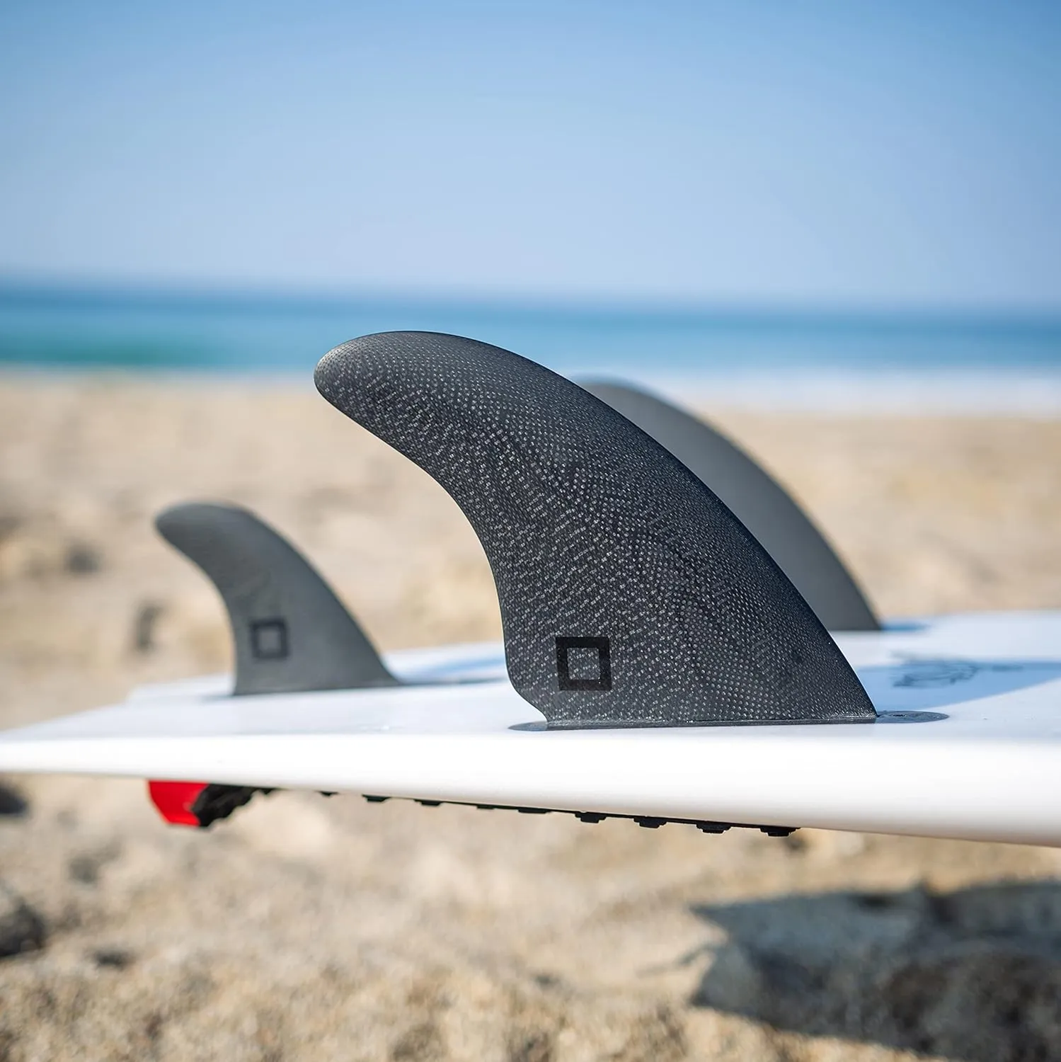 Twin, Thruster or Quad Fin Set - Solid Fiberglass for Lightweight Durability & Top Performance - Compatible with Futures Single Tab Surfboards