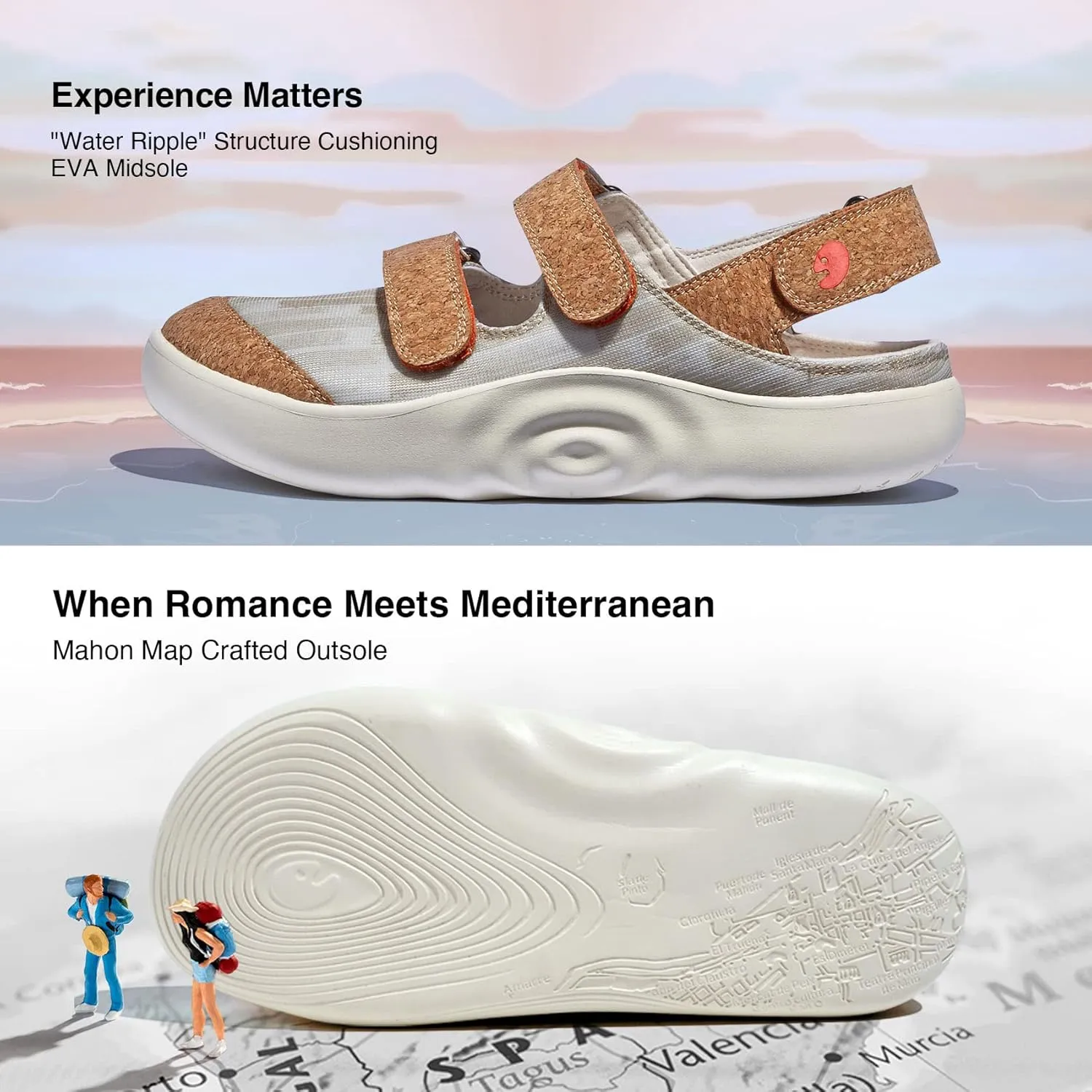 UIN Men's Slip On Walking Shoes Art Travel Lightweight Comfort Fashion Sneaker Mahon Series