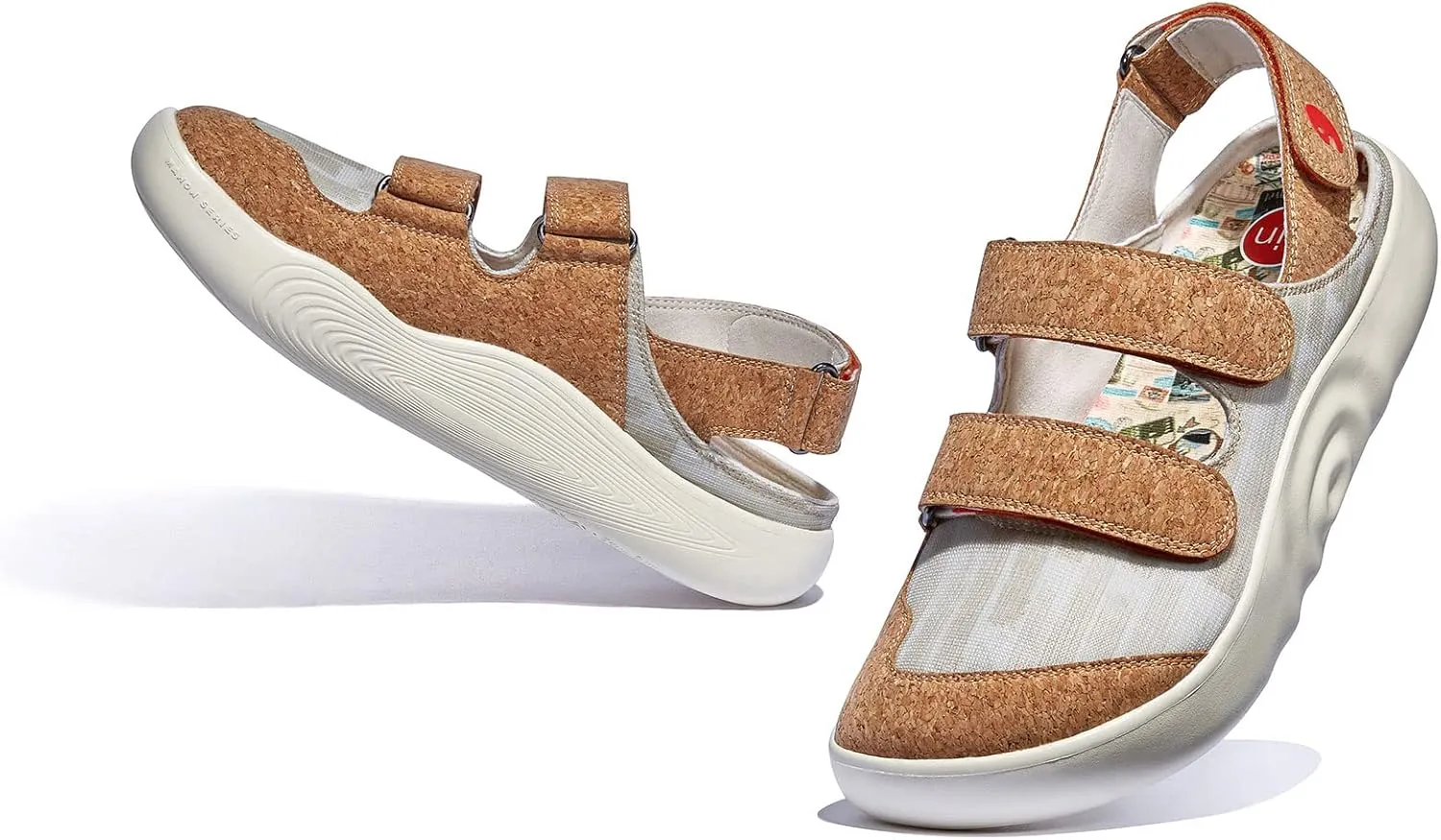 UIN Men's Slip On Walking Shoes Art Travel Lightweight Comfort Fashion Sneaker Mahon Series