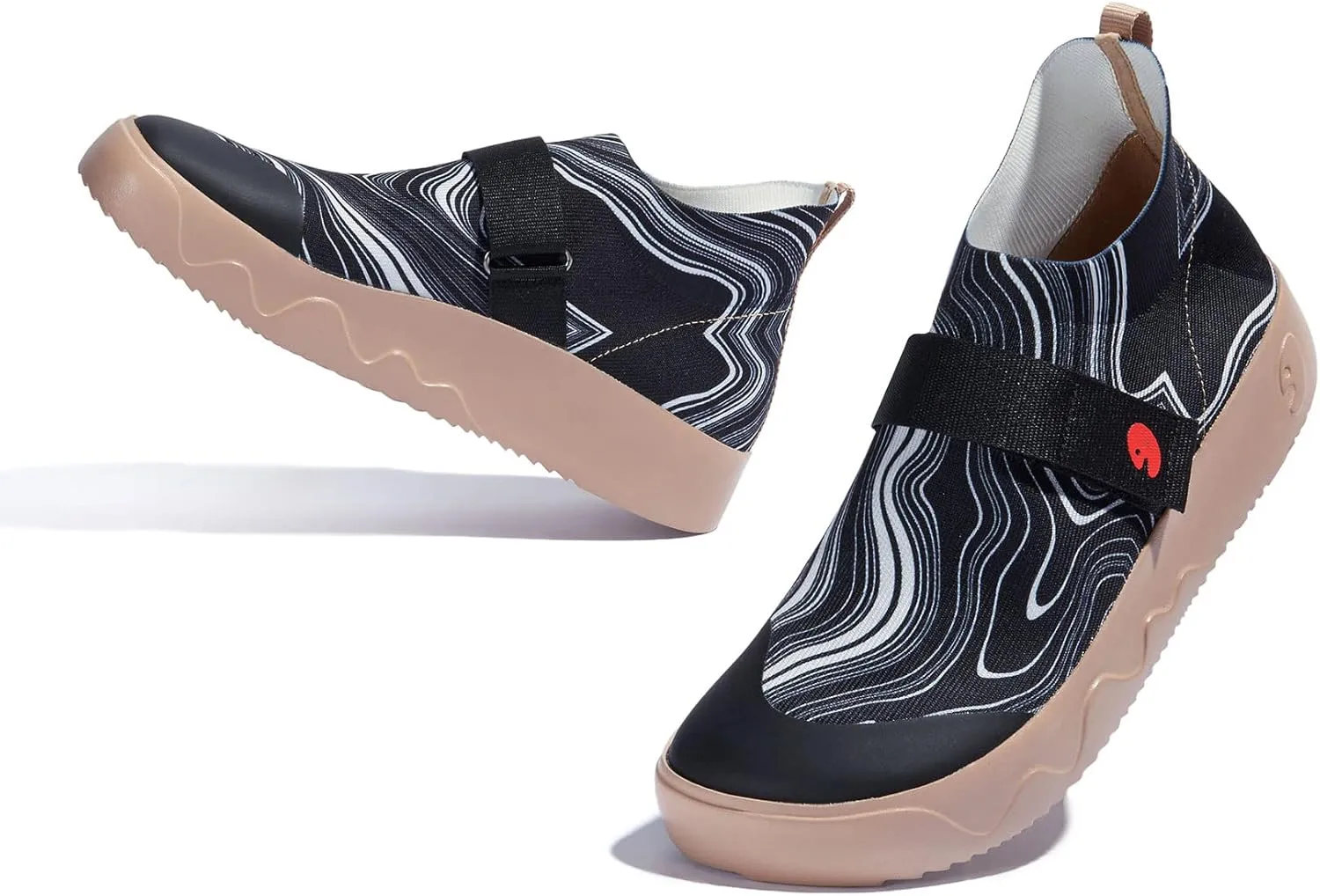 UIN Women's Art Painted Travel Shoes Slip On Casual Loafers Lightweight Comfort Fashion Sneaker Fuerteventura