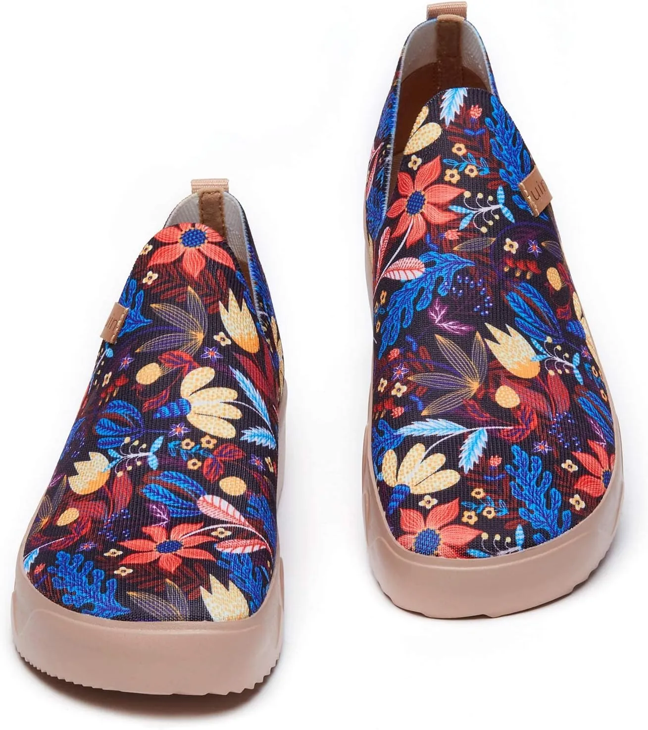 UIN Women's Art Painted Travel Shoes Slip On Casual Loafers Lightweight Comfort Fashion Sneaker Fuerteventura