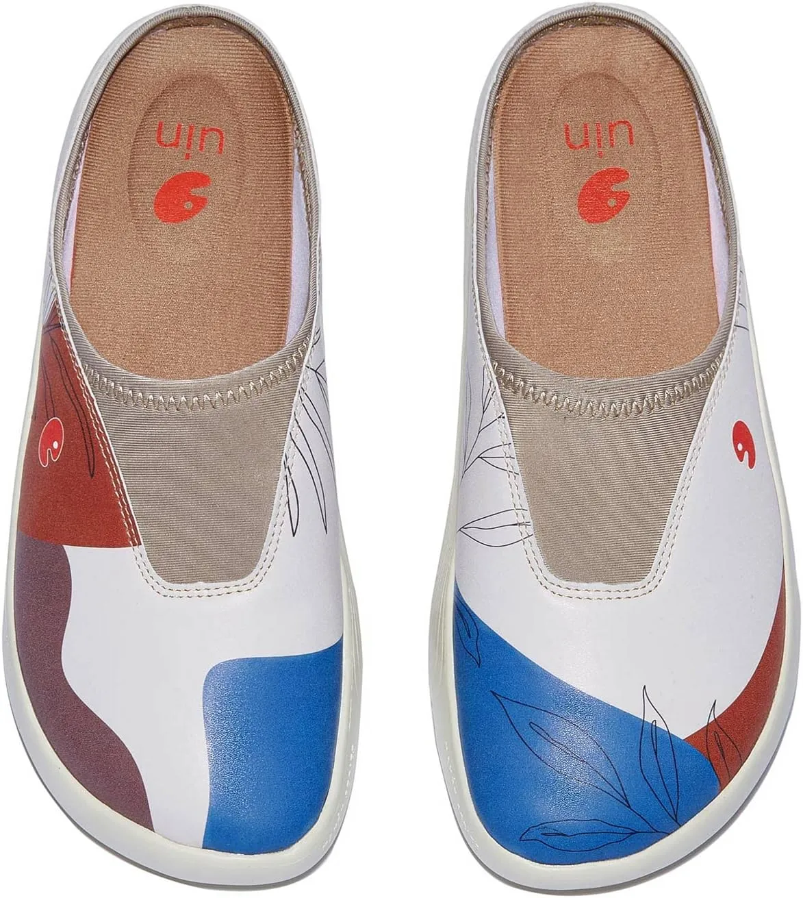 UIN Women's Slip On Walking Shoes Art Travel Lightweight Comfort Fashion Sneaker Mahon Series