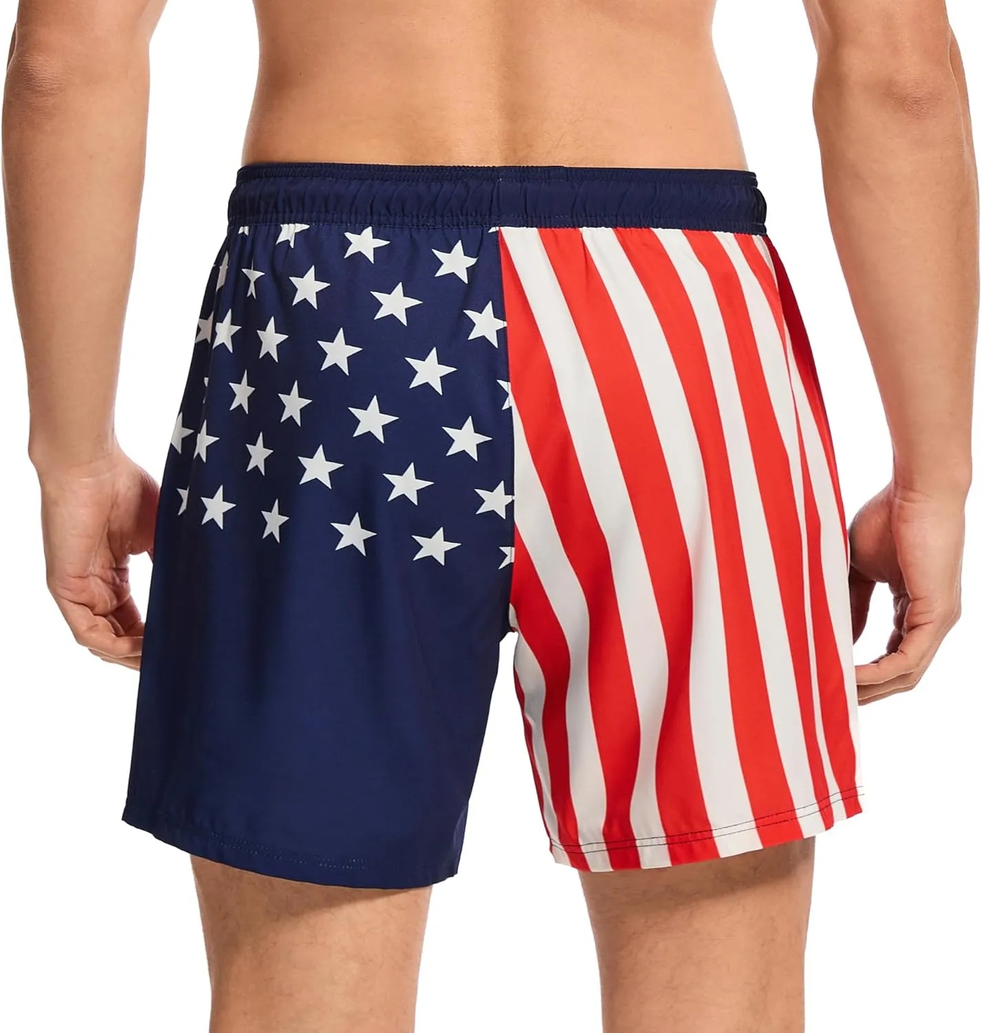 Ultrafun Mens Swim Trunks with Compression Liner 7 Inch Inseam Quick Dry 2 in 1 Swimming Board Shorts Swimsuit for Men