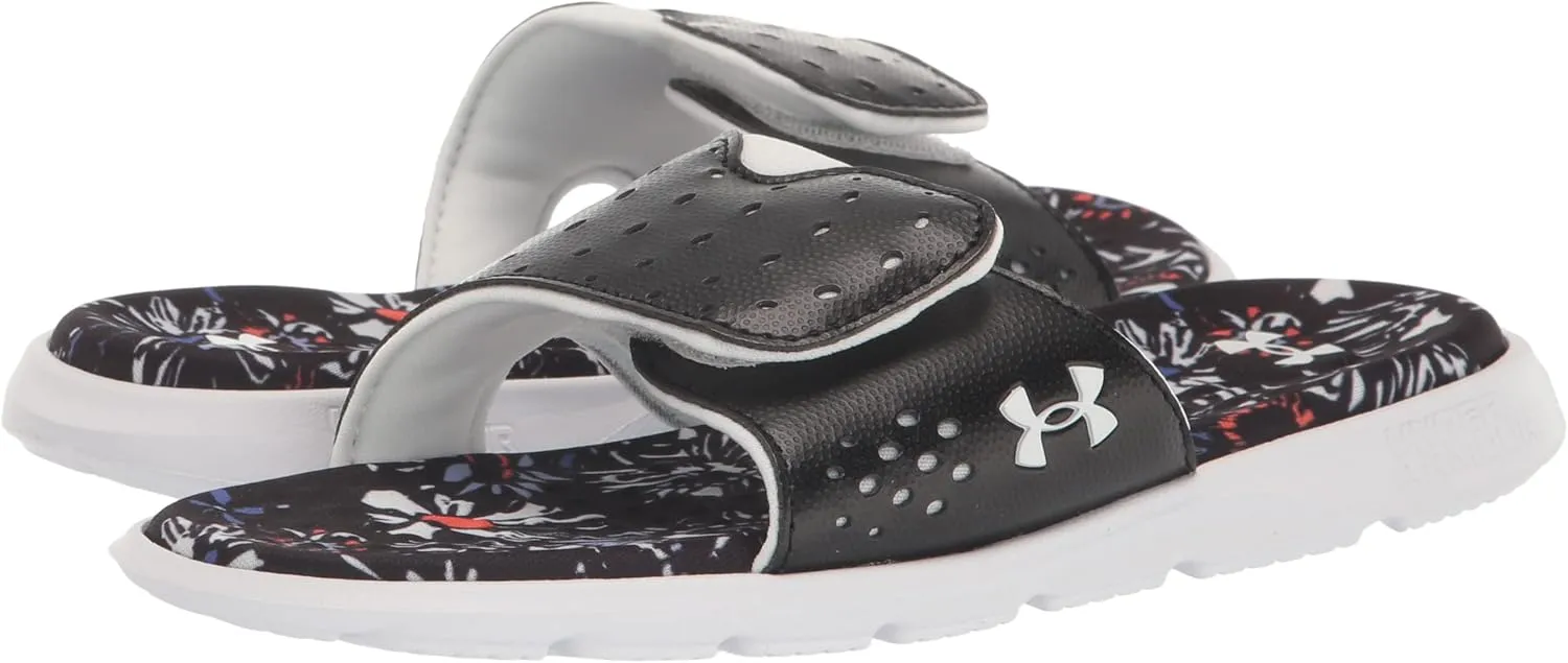 Under Armour Girls' Ignite Pro Graphic Slide Sandal