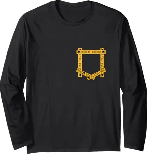 University Varsity-Gold Absolutely No Pocket Watching! Long Sleeve T-Shirt