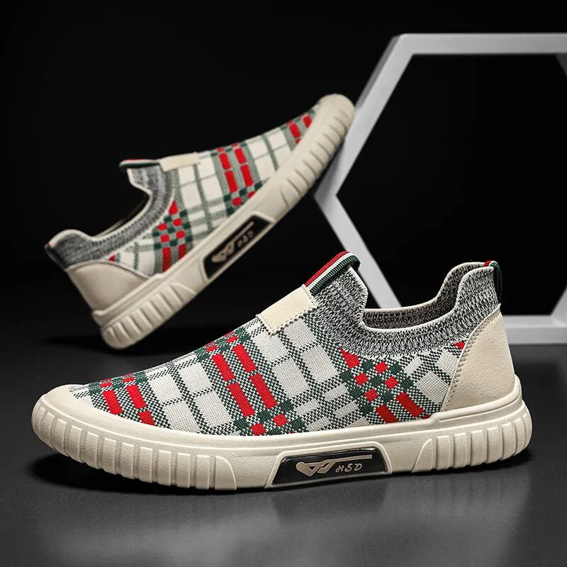 UrbanKnits Men's Breathable Slip-On Shoes