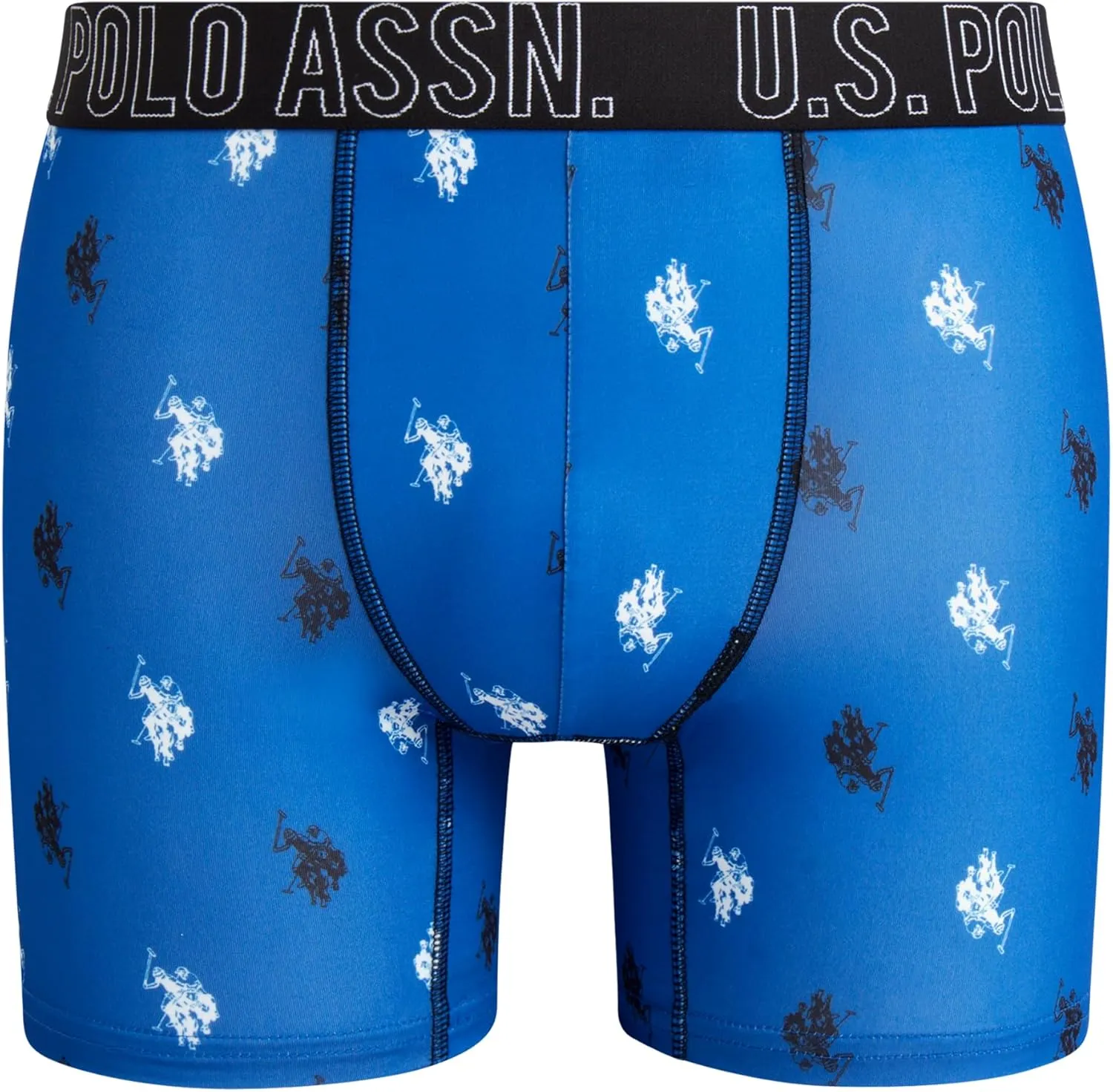 U.S. Polo Assn. Men's Underwear - Performance Stretch Boxer Briefs with Comfort Pouch (8 Pack)