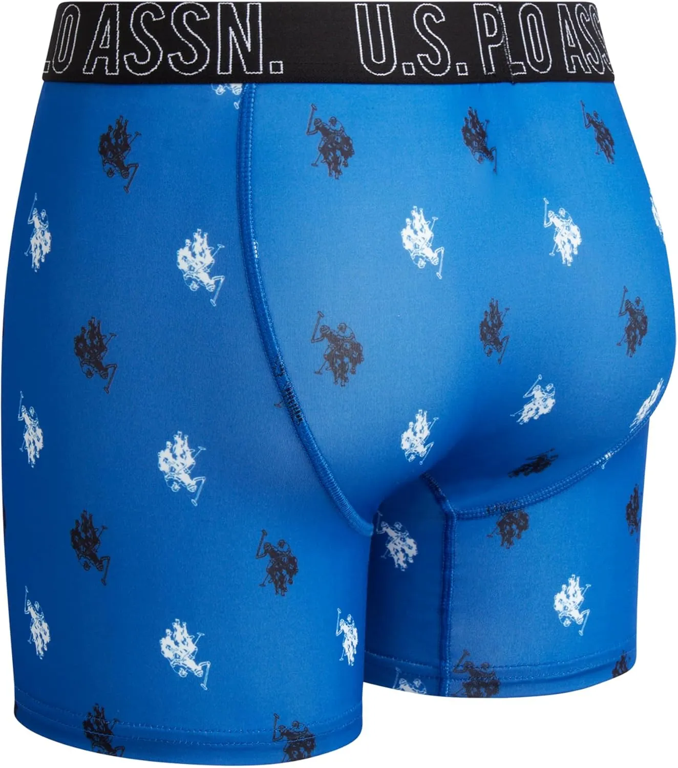 U.S. Polo Assn. Men's Underwear - Performance Stretch Boxer Briefs with Comfort Pouch (8 Pack)