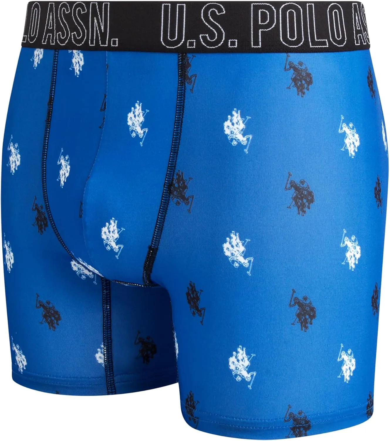 U.S. Polo Assn. Men's Underwear - Performance Stretch Boxer Briefs with Comfort Pouch (8 Pack)
