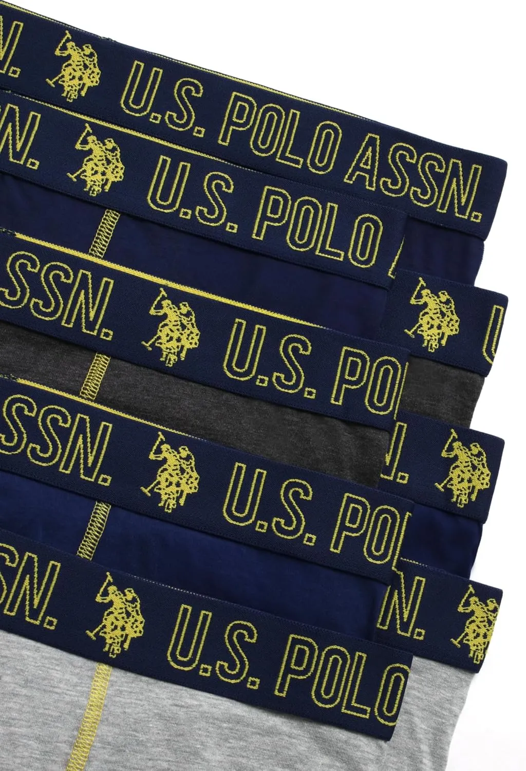 U.S. Polo Assn. Men's Underwear - Performance Stretch Boxer Briefs with Comfort Pouch (8 Pack)
