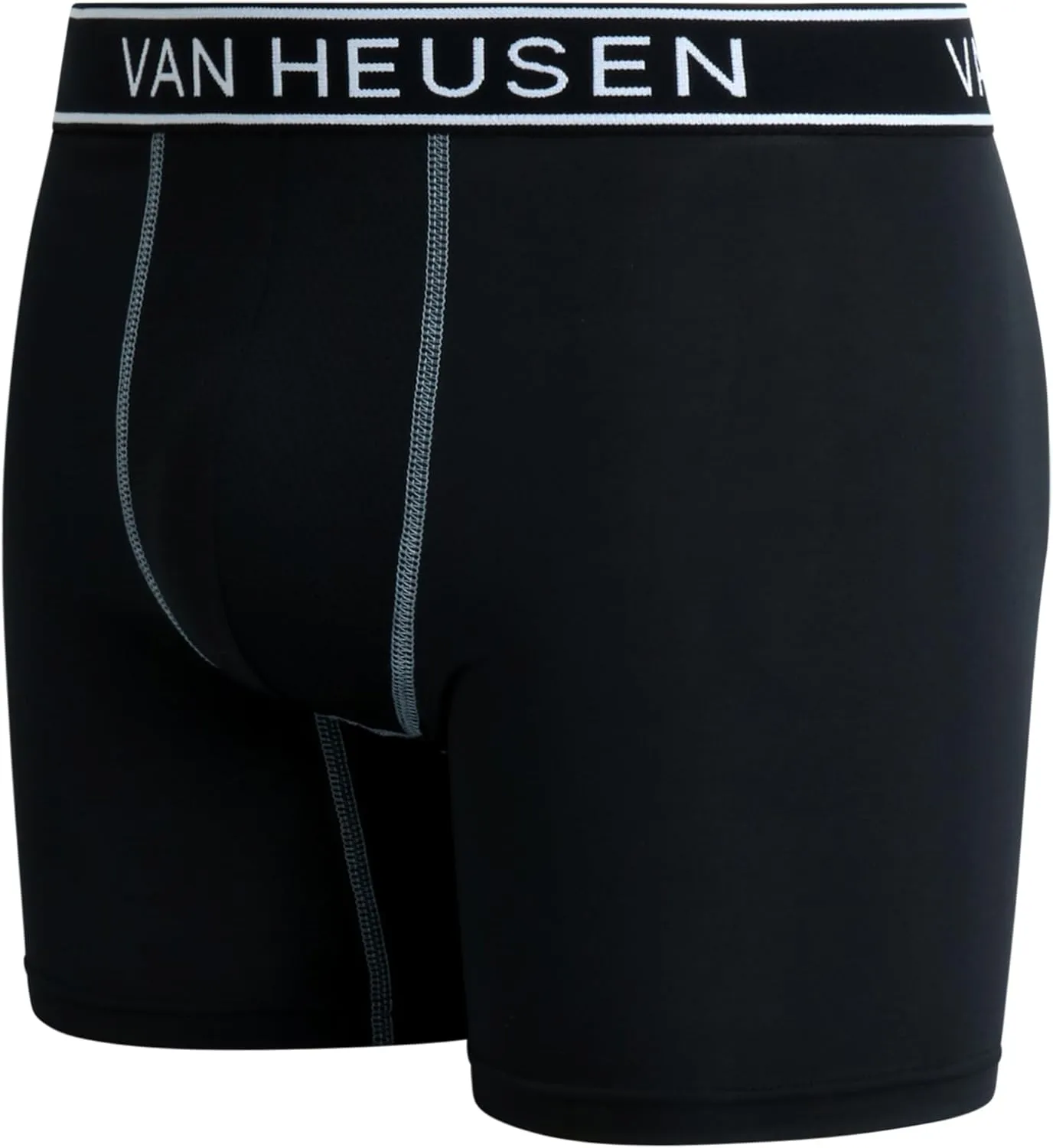 Van Heusen Men's Boxer Briefs - 6 Pack Sport Soft Performance Moisture Wicking Boxers - Breathable Underwear for Men (S-XL)