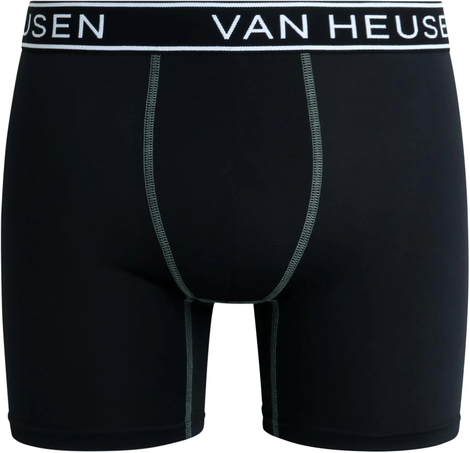 Van Heusen Men's Boxer Briefs - 6 Pack Sport Soft Performance Moisture Wicking Boxers - Breathable Underwear for Men (S-XL)