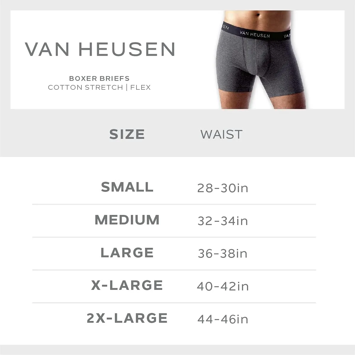 Van Heusen Men's Boxer Briefs - 6 Pack Sport Soft Performance Moisture Wicking Boxers - Breathable Underwear for Men (S-XL)