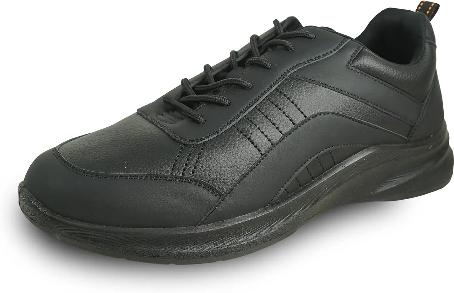 VANGELO Professional Slip Resistant Men Work Sneaker Shoe for Food Service Health Care Nurse Nick and Jimmy Black