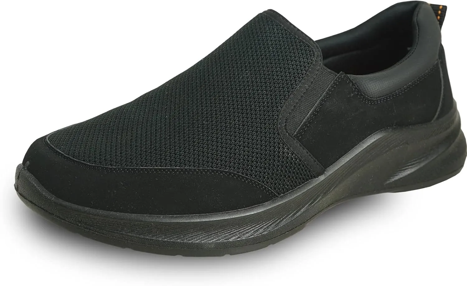 VANGELO Professional Slip Resistant Men Work Sneaker Shoe for Food Service Health Care Nurse Nick and Jimmy Black