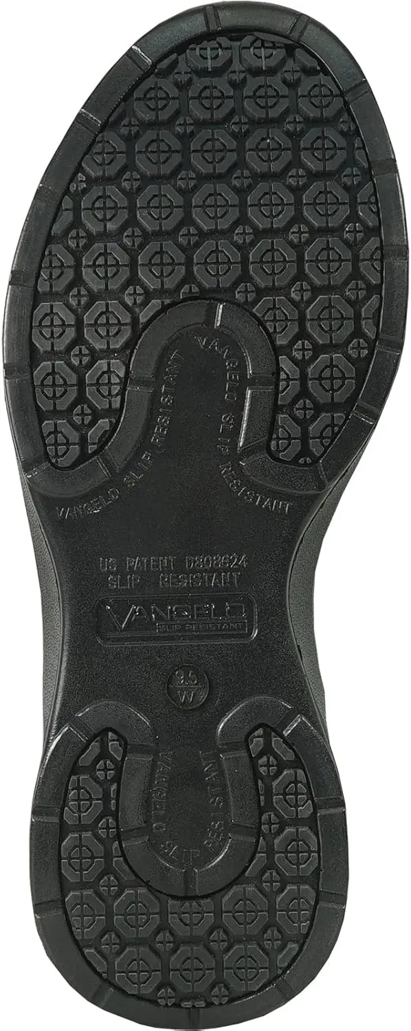 VANGELO Professional Slip Resistant Men Work Sneaker Shoe for Food Service Health Care Nurse Nick and Jimmy Black